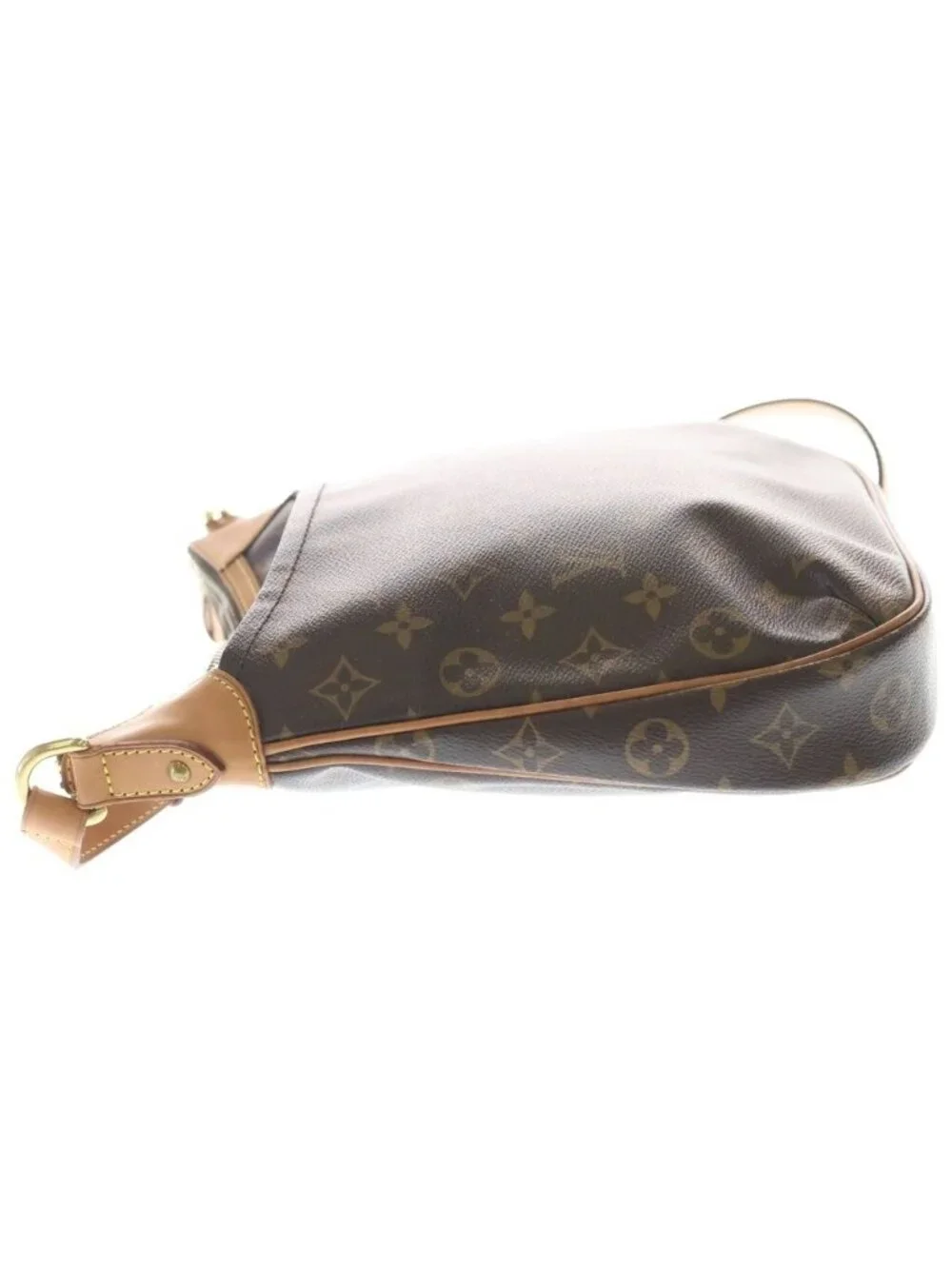 Louis Vuitton Monogram Odeon PM Shoulder Bag Pochette Brown Leather Gold
